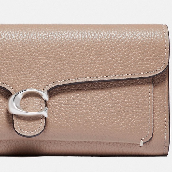 NWT COACH Tabby Long Wallet - Taupe - Picture 3 of 12